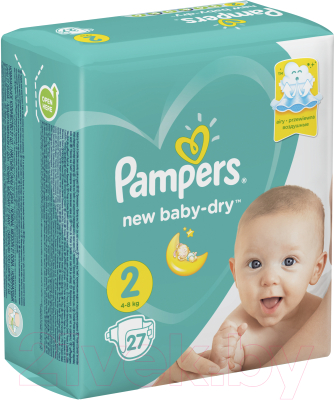 Подгузники детские Pampers New Baby-Dry 2 Mini