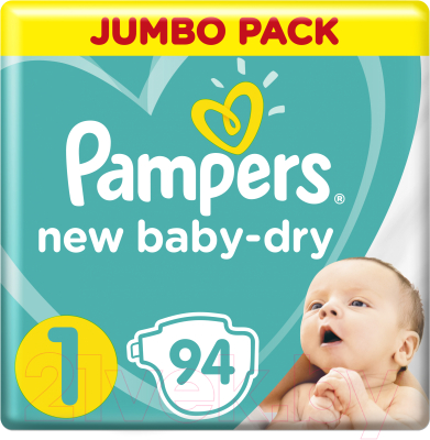 Подгузники детские Pampers New Baby-Dry 1 Newborn - фото