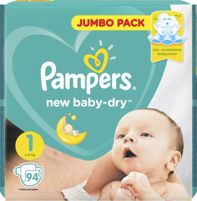 Подгузники детские Pampers New Baby-Dry 1 Newborn