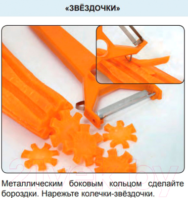 Овощечистка Borner 3810280 (сиреневый)