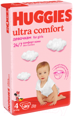 Подгузники детские Huggies Ultra Comfort Giga 4 Girl