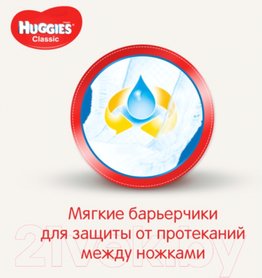 Подгузники детские Huggies Classic 3 Mega