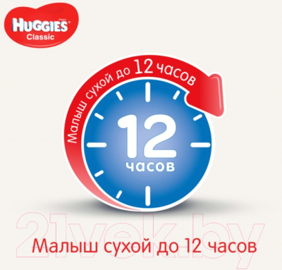 Подгузники детские Huggies Classic 3 Mega