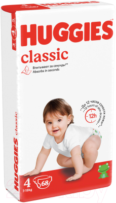 Подгузники детские Huggies Classic 4 Mega