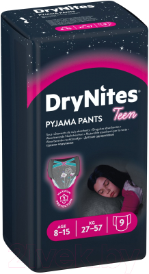 Подгузники-трусики детские Huggies DryNites 8-15 лет для девочек