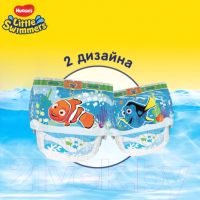 Подгузники-трусики детские Huggies Little Swimmers 5-6