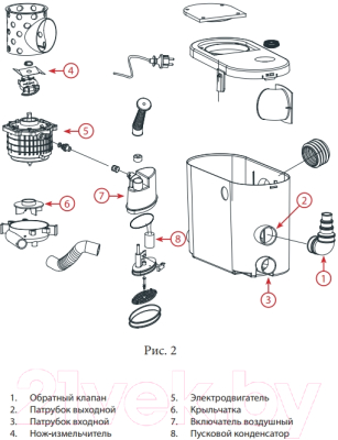 Канализационная установка Jemix STP-800