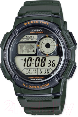 Часы наручные мужские Casio AE-1000W-3AVEF - фото
