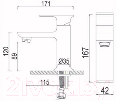 Смеситель Gerhans K11008