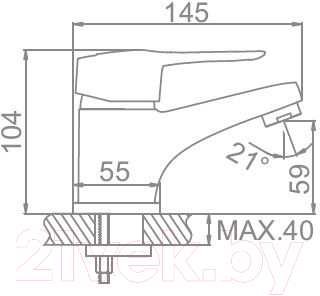 Смеситель Ledeme L1028