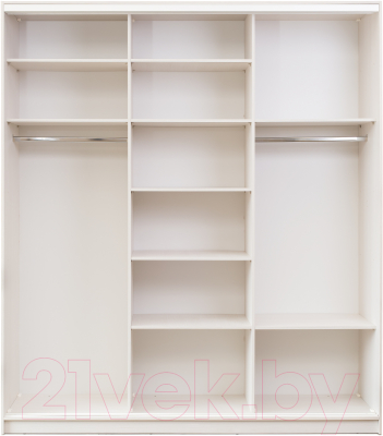 Шкаф-купе Евва 18 BBZ.04 / АЭП ШК.3 03 (бодега/жемчуг зерно)