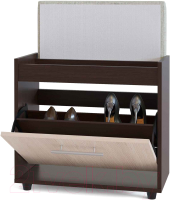 Тумба в прихожую Сокол-Мебель ТП-6М (венге/беленый дуб)