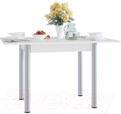 Обеденный стол Сокол-Мебель СО-1м (белый)