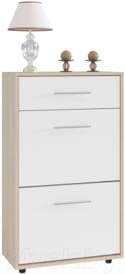 Тумба для обуви Сокол-Мебель ТП-2 (дуб сонома/белый) - фото