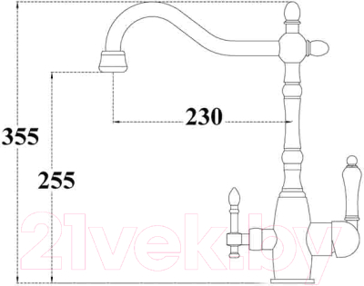 Смеситель ZorG ZR 312 YF 33