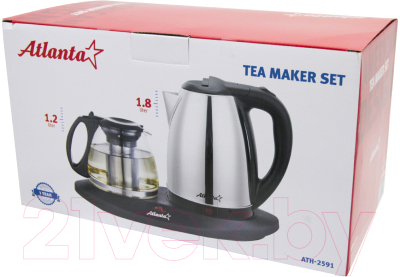 Электрочайник Atlanta ATH-2591 (черный)
