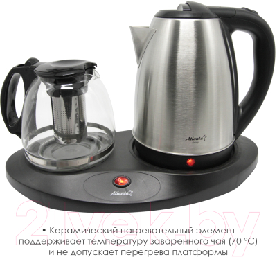 Электрочайник Atlanta ATH-2591 (черный)