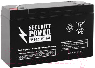 Батарея для ИБП Security Power SP 6-12 - фото