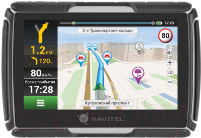 GPS навигатор Navitel G550 moto с ПО Navitel Navigator - фото