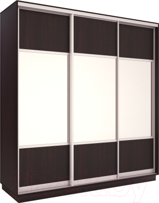 Шкаф-купе Евва 203VS.01 / АЭП ШК.3 02 (венге/серебро) - фото