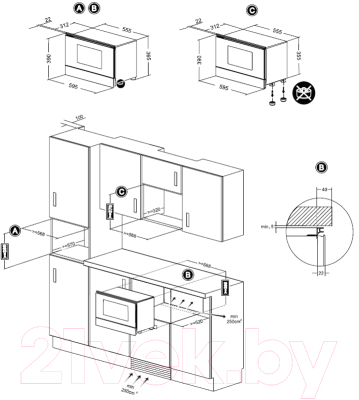 Микроволновая печь Teka ML 822 BIS R / 40584301