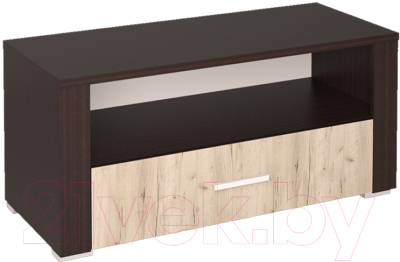 Тумба Интерлиния Коламбия КЛ-8 (дуб венге/дуб серый) - фото