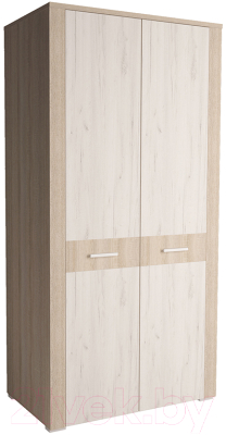 Шкаф Интерлиния Коламбия КЛ-3 (дуб сонома/дуб белый) - фото