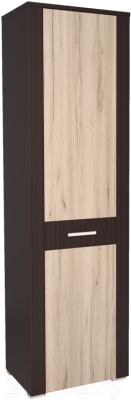 Шкаф-пенал Интерлиния Коламбия КЛ-5 правый (дуб венге/дуб серый) - фото