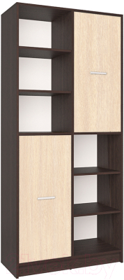 Шкаф Интерлиния СК-022 (дуб венге/дуб молочный) - фото