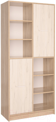 Шкаф Интерлиния СК-022 (дуб сонома/дуб белый) - фото
