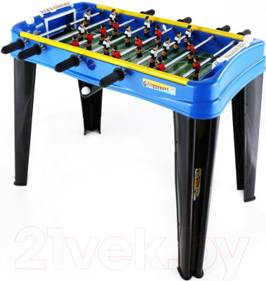 Настольный футбол Полесье Champions №3 синий / 67579 - фото