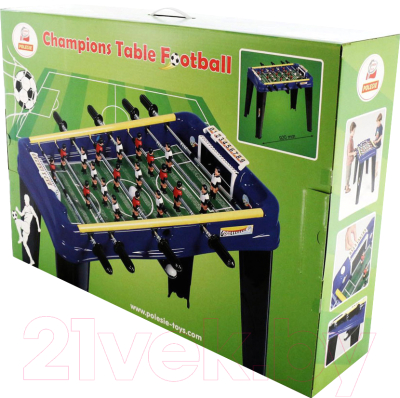 Настольный футбол Полесье Champions №3 синий / 67579