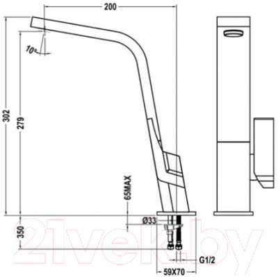 Смеситель Teka IC 915 33915020W