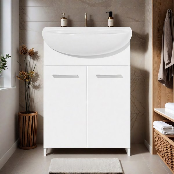 Тумба под умывальник Акваль Карина 60 / EK.60.00.00.N