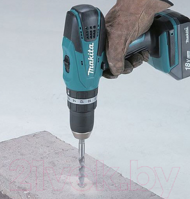 Профессиональная дрель-шуруповерт Makita DHP453SYE