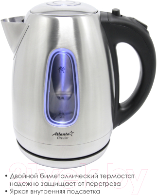 Электрочайник Atlanta ATH-2426 (черный)