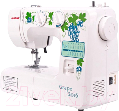 Швейная машина Janome Grape 2016 (белый)