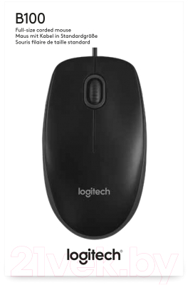 Мышь Logitech B100 / 910-003357