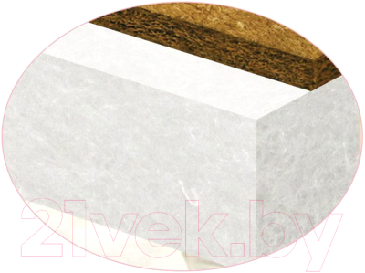 Матрас в кроватку Bambola Oval Holo Kokos 8 / OHK-8 (125x75)