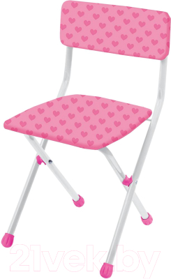 Стул детский Ника СТУЗ Сердечки - фото