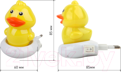 Ночник ЭРА NN-609-SW-Y