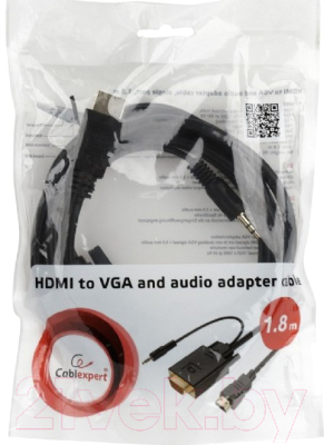 Кабель Cablexpert A-HDMI-VGA-03-6