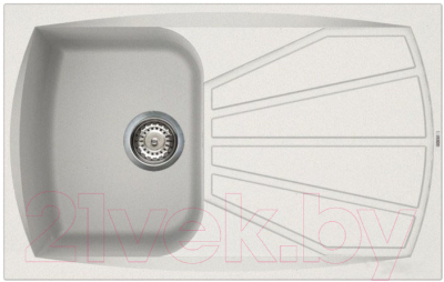Мойка кухонная Elleci Living 300 Bianco Titano G68 / LGL30068 - фото
