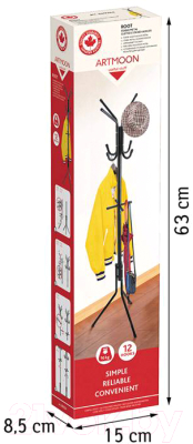 Вешалка для одежды Tatkraft Artmoon Root 699324