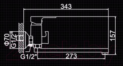 Смеситель Ledeme L2203