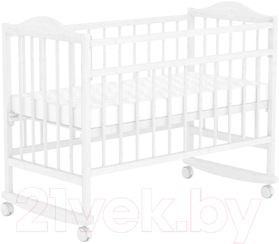 Детская кроватка Фея 204 (белый) - фото