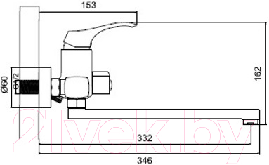 Смеситель Ledeme L2242