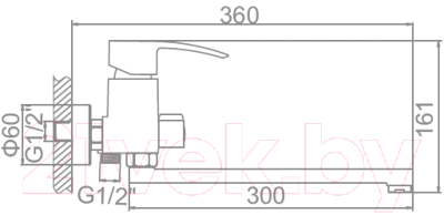 Смеситель Ledeme L2243