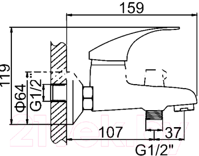 Смеситель Ledeme L3036