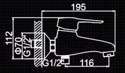 Смеситель Ledeme L3204